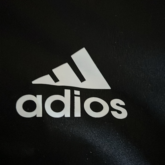 Fake Adidas Black Short Sleeve Tee with Iconic Logo - Picture 3 of 4